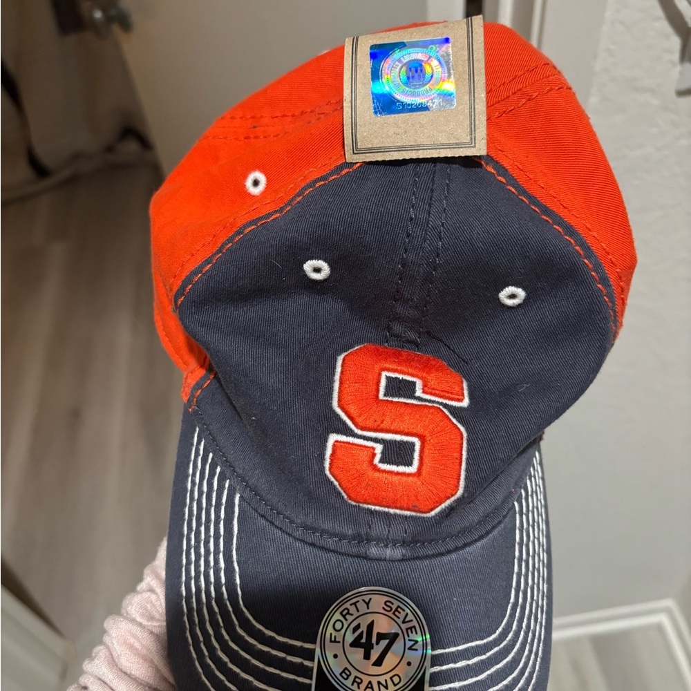 47 Brand Orange and Navy Cap with S Logo